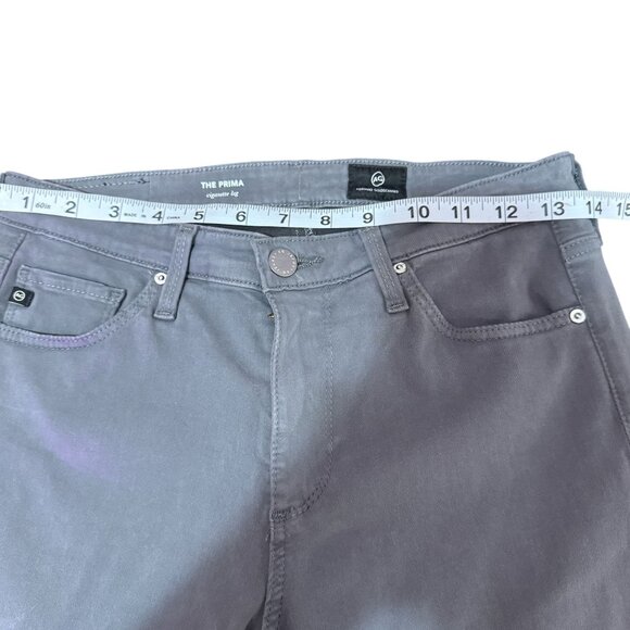 AG Adriano Goldschmied The Prima Cigarette Leg Womens Gray Jeans Size 26R - Picture 7 of 10